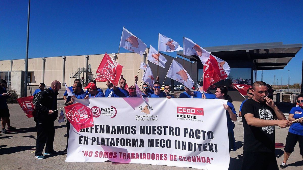 Inditex hace las paces con sus trabajadores del almacén de Meco