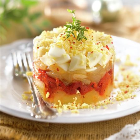 Para presentar el plato