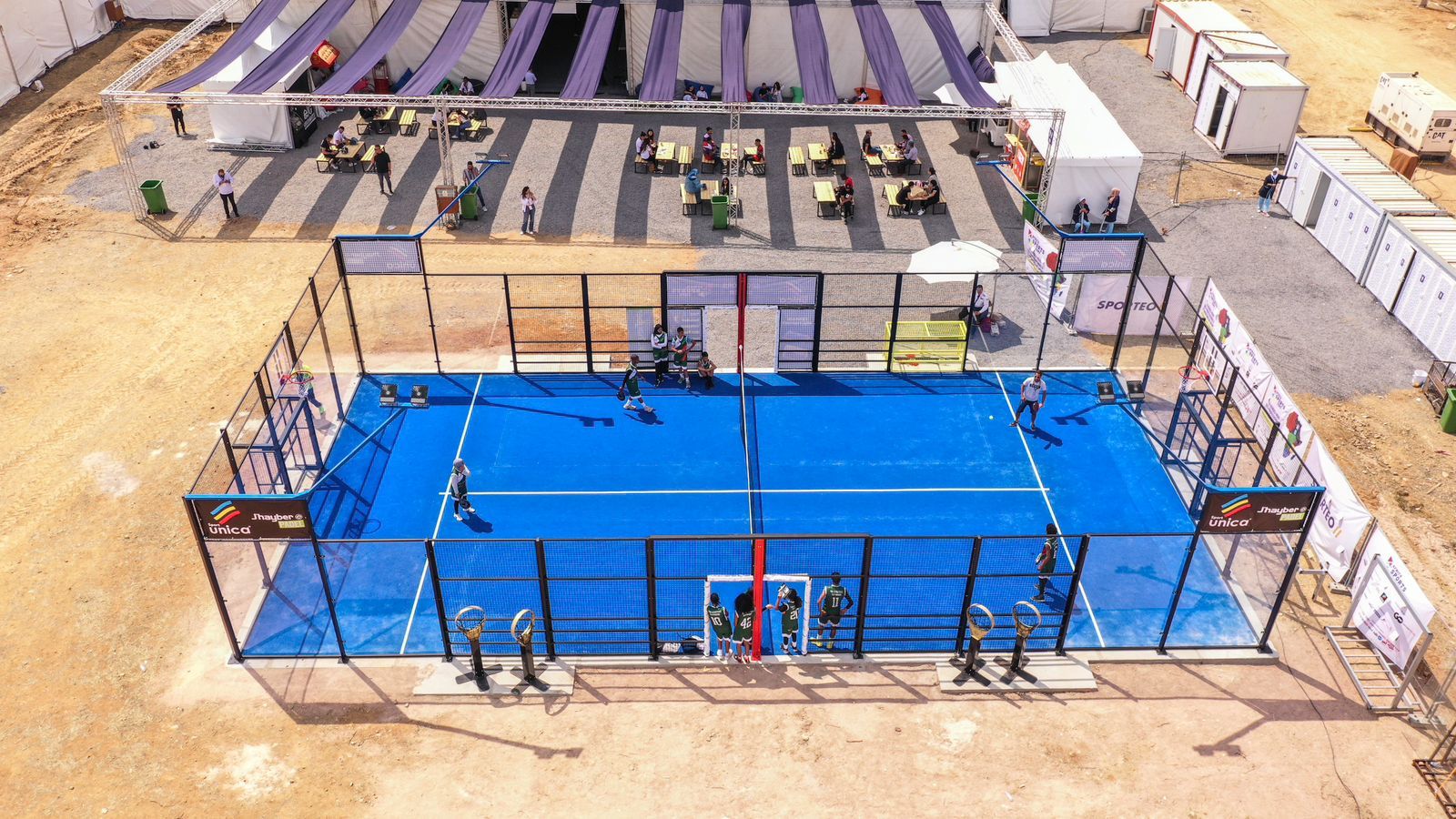 J’hayber presenta la pista de pádel del futuro: Pádel Multisport X10
