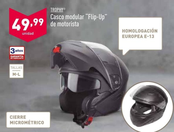 Aldi saca un casco para moto modular y a tan sólo 49,99 euros 17 Merca2.es Hay que poner el punto en la ventilación también