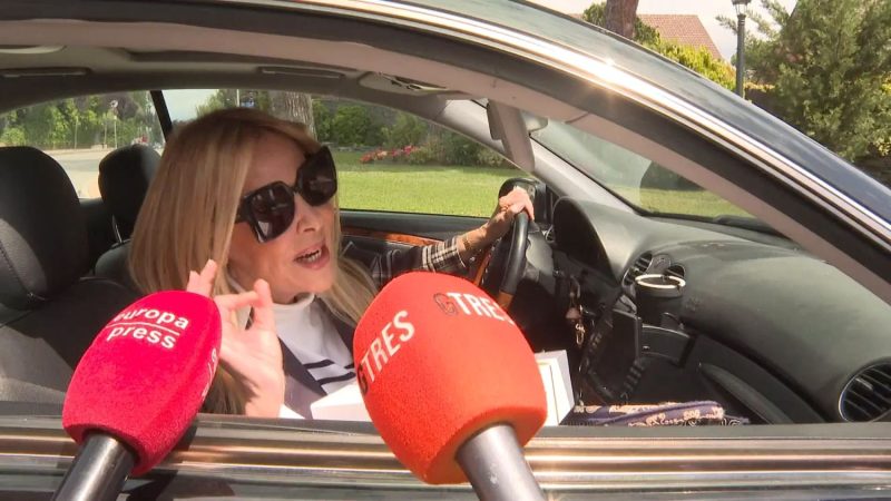 Ana Obregón y los periodistas