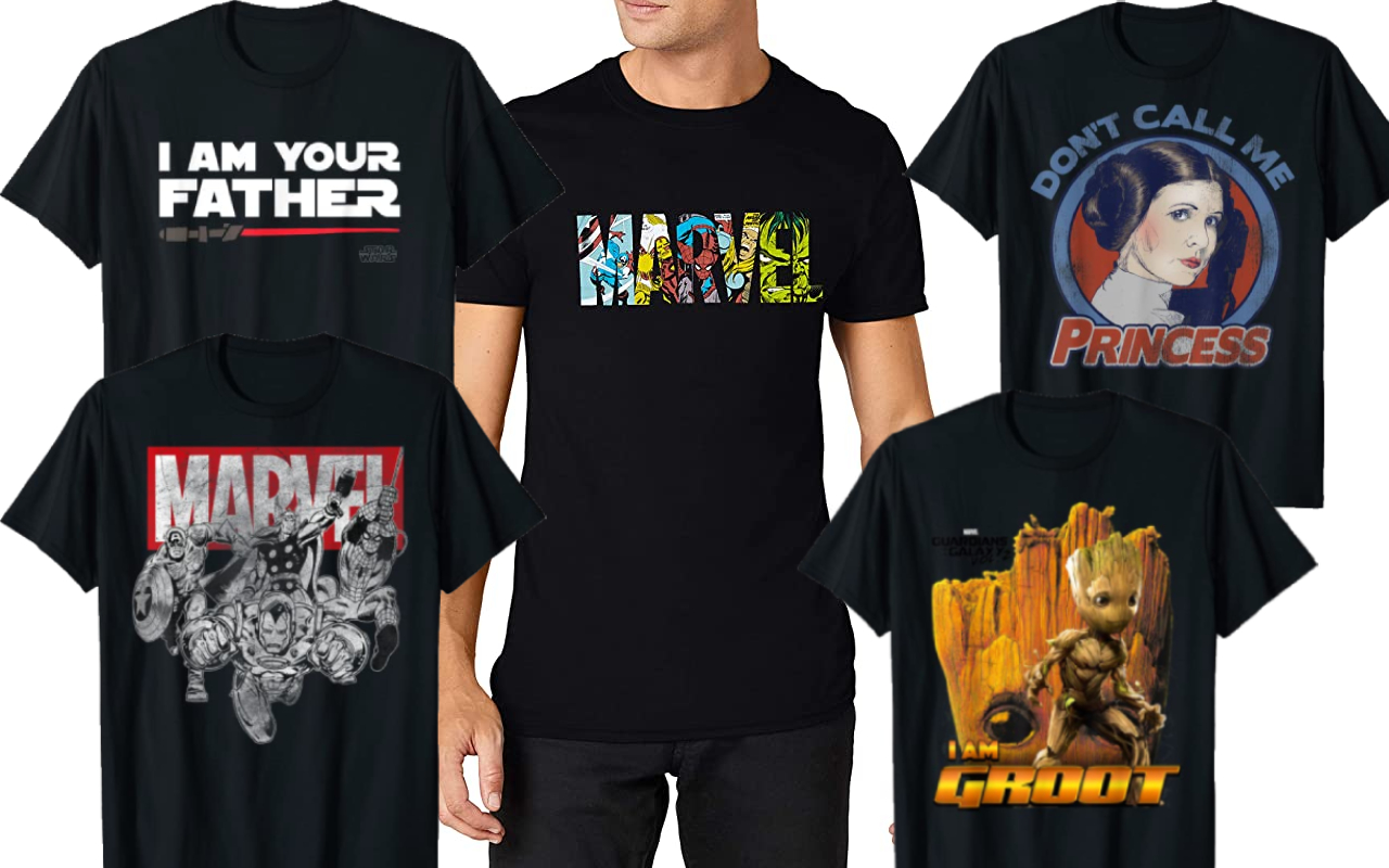 Amazon tiene las camisetas más épicas de Star Wars y del Universo Marvel