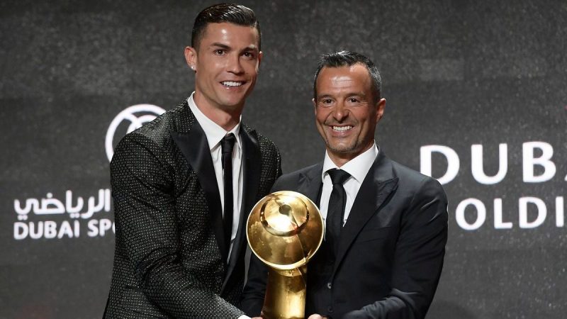 Cristiano Ronaldo y Jorge Mendes