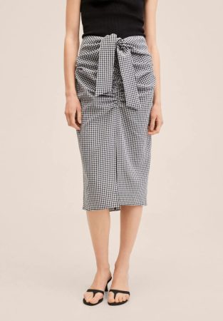 Falda vichy Mango Outlet 2 Merca2.es