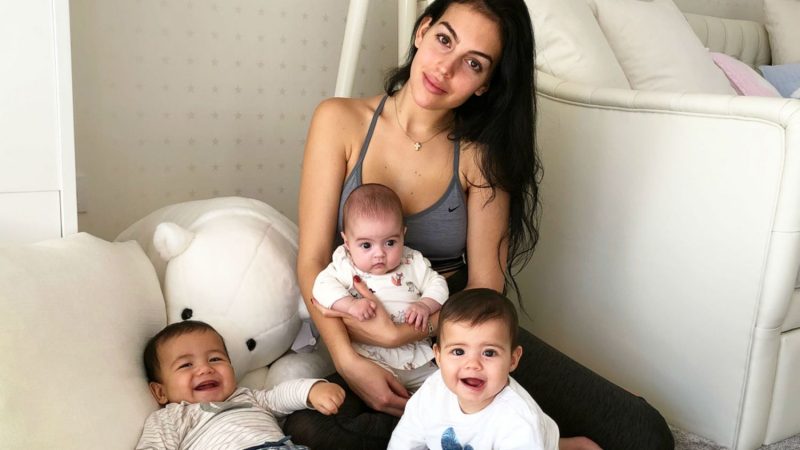Georgina y sus hijos