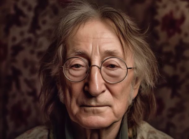 John Lennon envejecido con inteligencia artificial