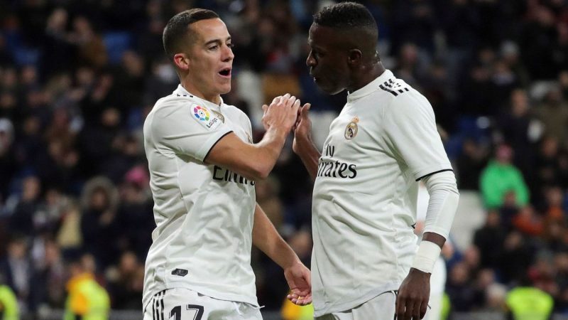 Lucas Vázquez y Vinicius.