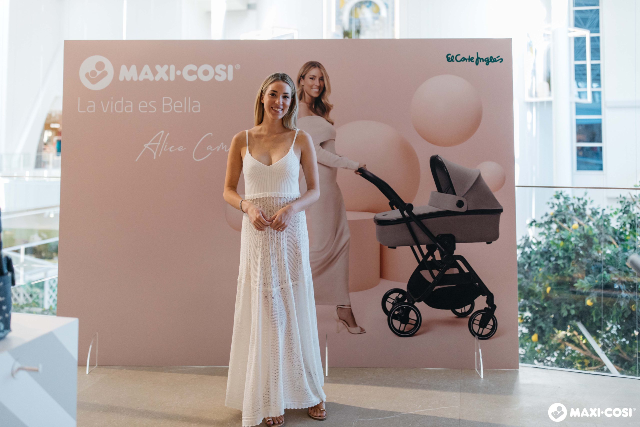 Maxi-Cosi y ‘La vida es Bella’ de Alice Campello en El Corte Inglés Pozuelo