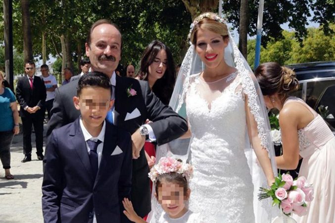 Noelia López el día de su boda