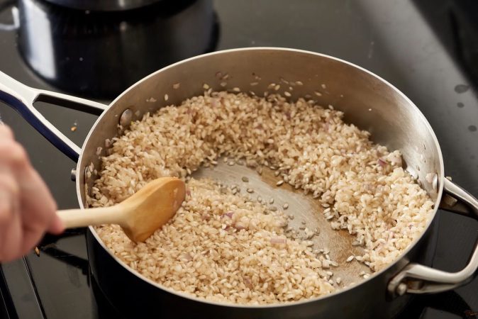 Prepara el arroz