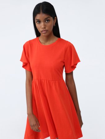 Vestido de manga corta