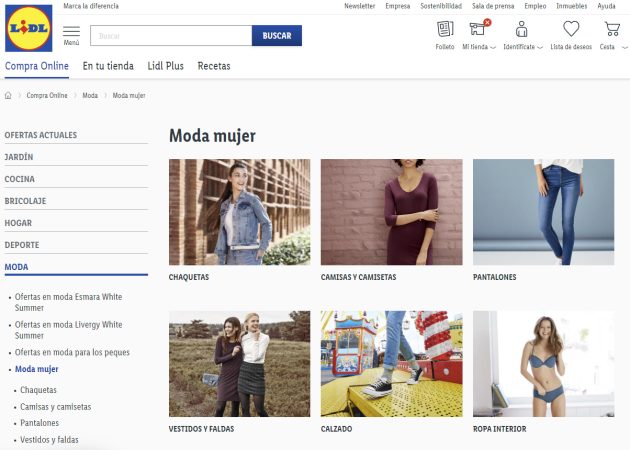 Web de Lidl