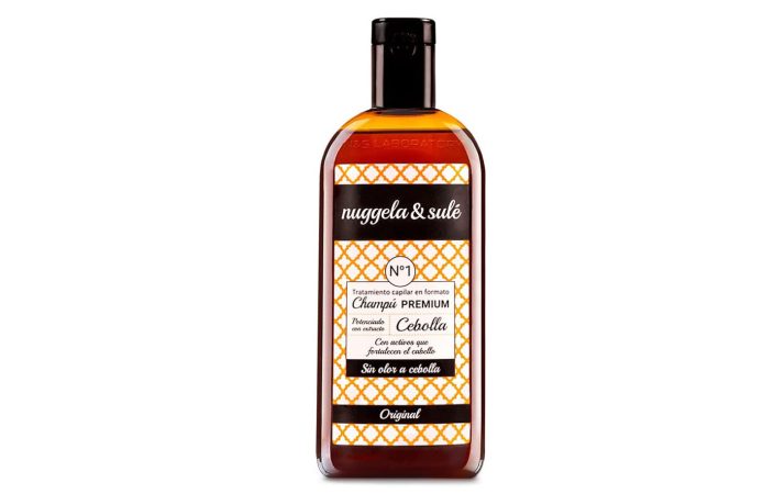 Champú Premium Nº1 de Nuggela & Sulé con extracto de cebolla roja, entre los mejores champús anticaída