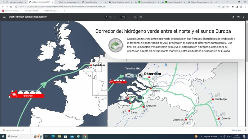 Cepsa y Yara Clean Ammonia conectarán a Europa con hidrógeno verde 1 Merca2.es image 1 15 Merca2.es