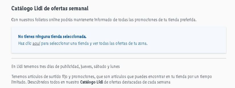 El imposible catálogo online de LIDL indigna a los clientes 1 Merca2.es La pantalla que se activa si buscamos el folleto de Lidl en su web