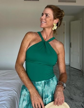 Banador verde Oysho Amelia Bono Merca2.es