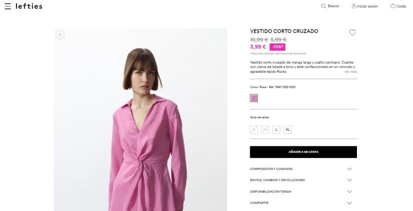 El vestido 'Barbiecore' de Lefties