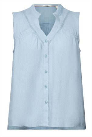 Blusa de mujer escote pico con viscosa Merca2.es