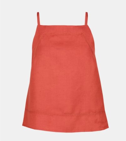 Blusa de mujer lino con tirantes