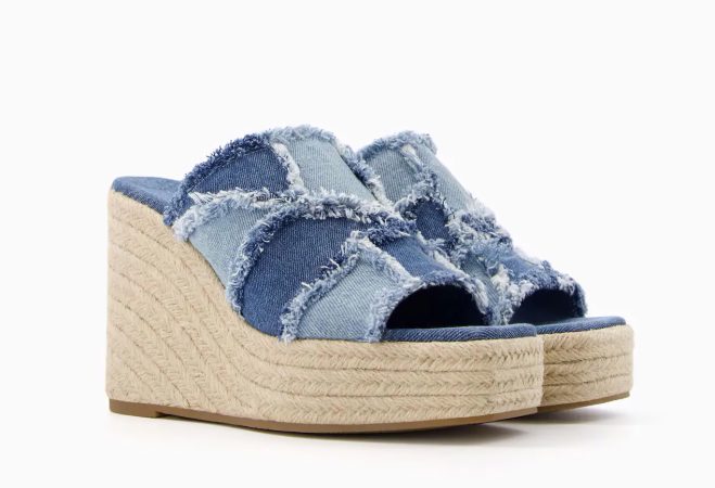 Cuñas yute de Bershka