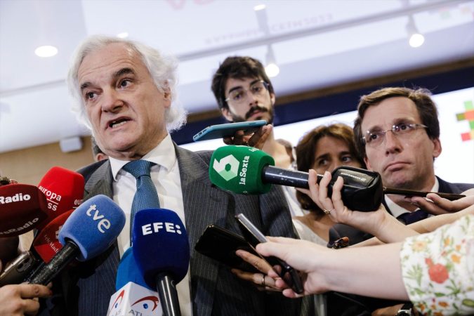 La CEIM sigue mostrando su descontento con el Gobierno de Pedro Sánchez 1 Merca2.es EuropaPress 5284004 presidente ceim miguel garrido ofrece declaraciones medios llegada clausura Merca2.es