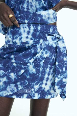 Falda mini pareo Zara Merca2.es