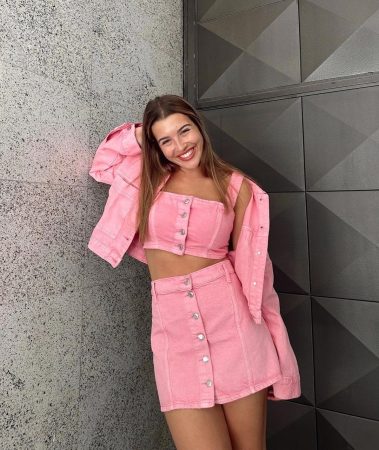 Falda vaquera de Mango