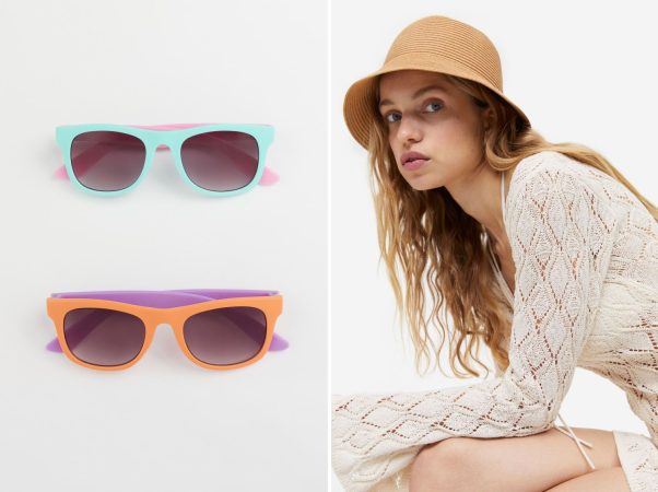Gafas de sol y sombrero de H&M