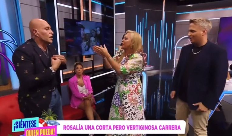 Kiko Matamoros y Belén Esteban en 'Siéntese quien pueda'