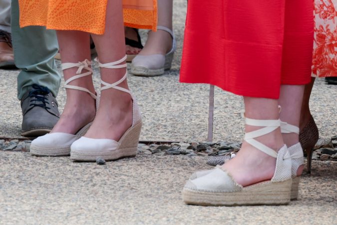 Las alpargatas de Leonor y Sofía