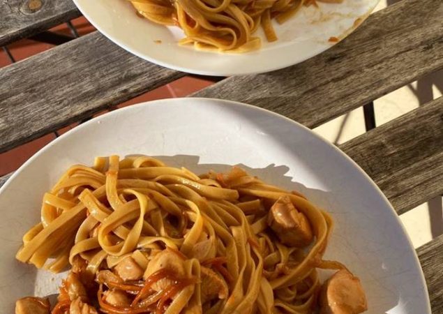 Ahora, a cocinar el pollo