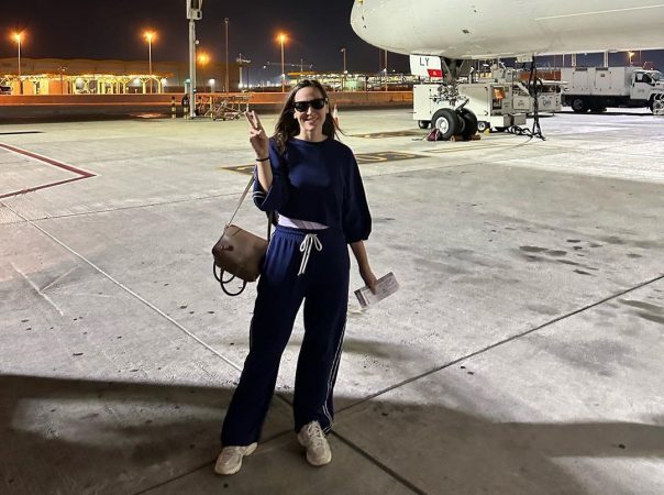 Tamara Falcó con look de Oysho