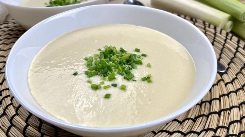 Ingredientes para elaborar la sopa Vichyssoise
