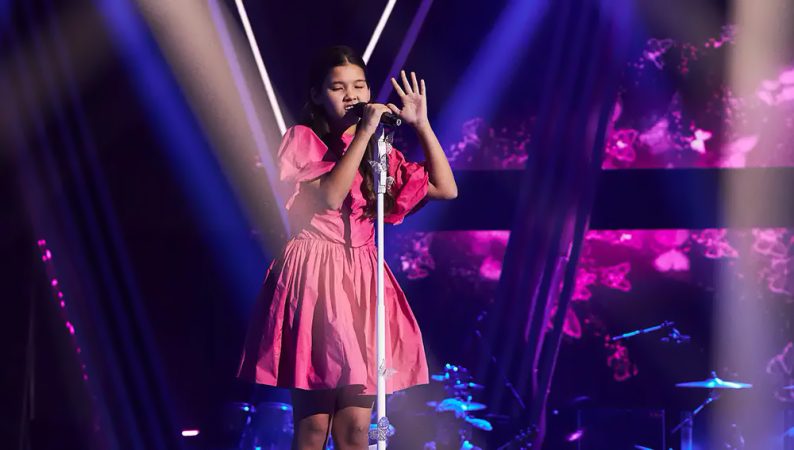 Zhanel en 'La Voz Kids'