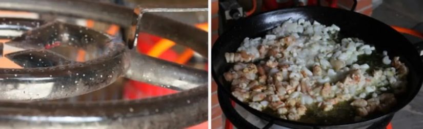 ¿Cuál es la clave del arroz con sepia y gambas?