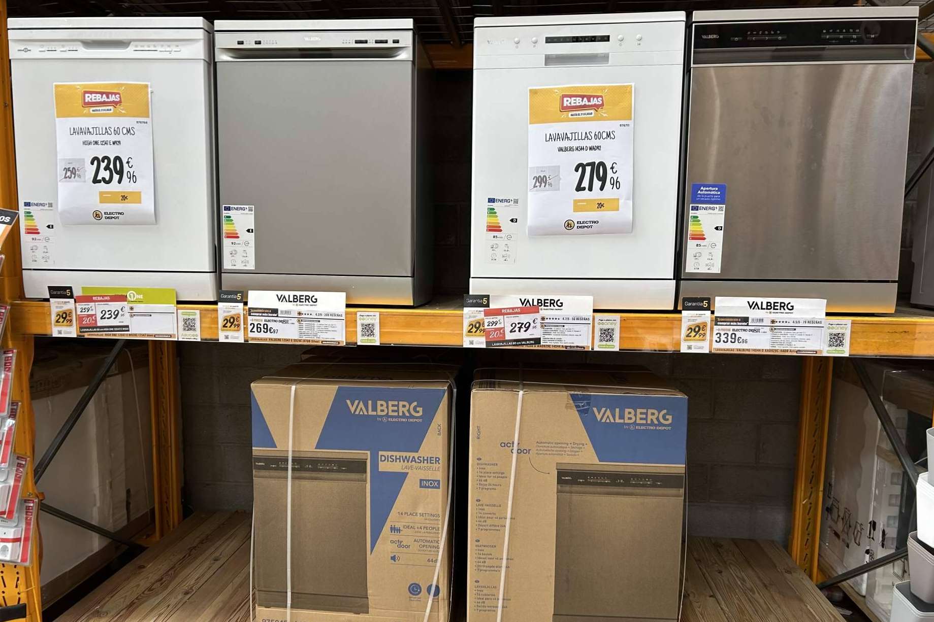 Uno de los lavavajillas más económicos del mercado, el lavavajillas Electro Depot