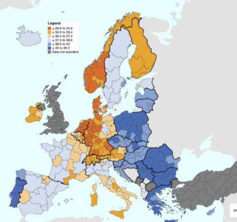 Los sureños son los que más trabajan