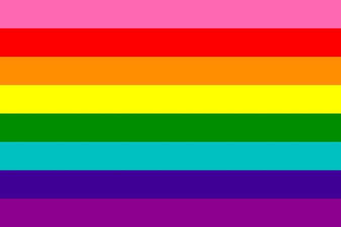 Bandera arcoiris de seis colores (1979)