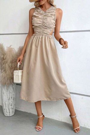 Vestidos casual de Shein que parecen de Zara por menos de 15€ 2 Merca2.es vestido con fruncidos 00000000 230718165252 500x750 Merca2.es