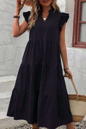 Vestidos casual de Shein que parecen de Zara por menos de 15€ 4 Merca2.es vestido con volantes 00000000 230718170125 500x750 Merca2.es