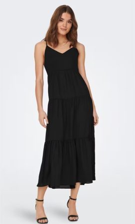 No ocupa espacio y sienta de maravilla: El Corte Inglés tiene el vestido midi satinado que no puede faltar en tu maleta de vacaciones 41 Merca2.es vestido largo tirantes escote pico