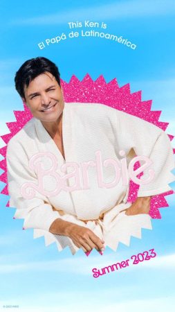 Chayanne y su avatar de Barbie