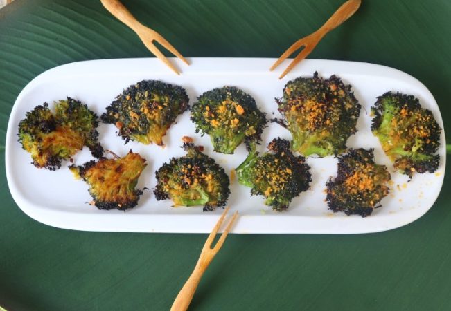 Ingredientes de los crujientes de brócoli para 3 personas