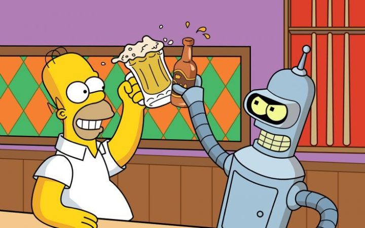 Homer y Bender