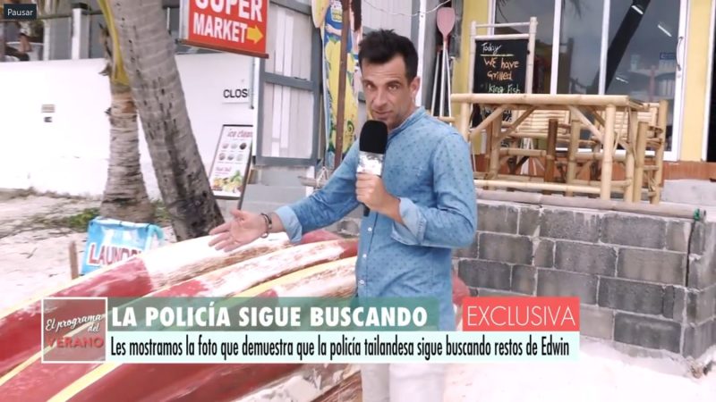 Jorge Luque en la playa de Koh Phangan