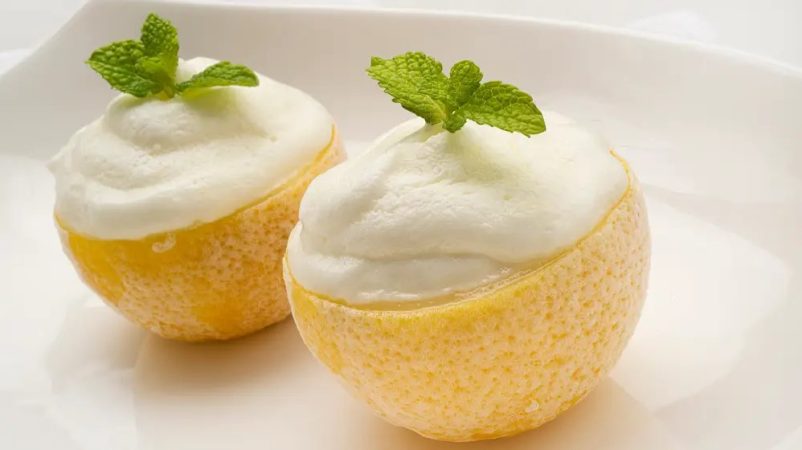 Sorbete de limón, ingredientes