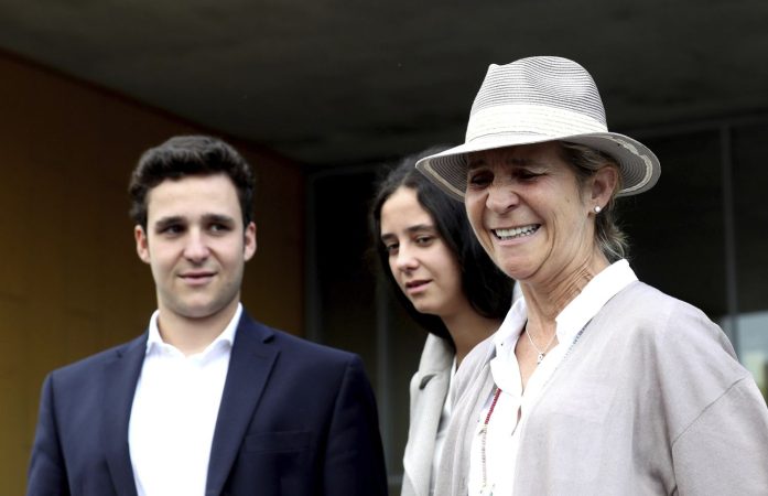 La infanta Elena y sus hijos