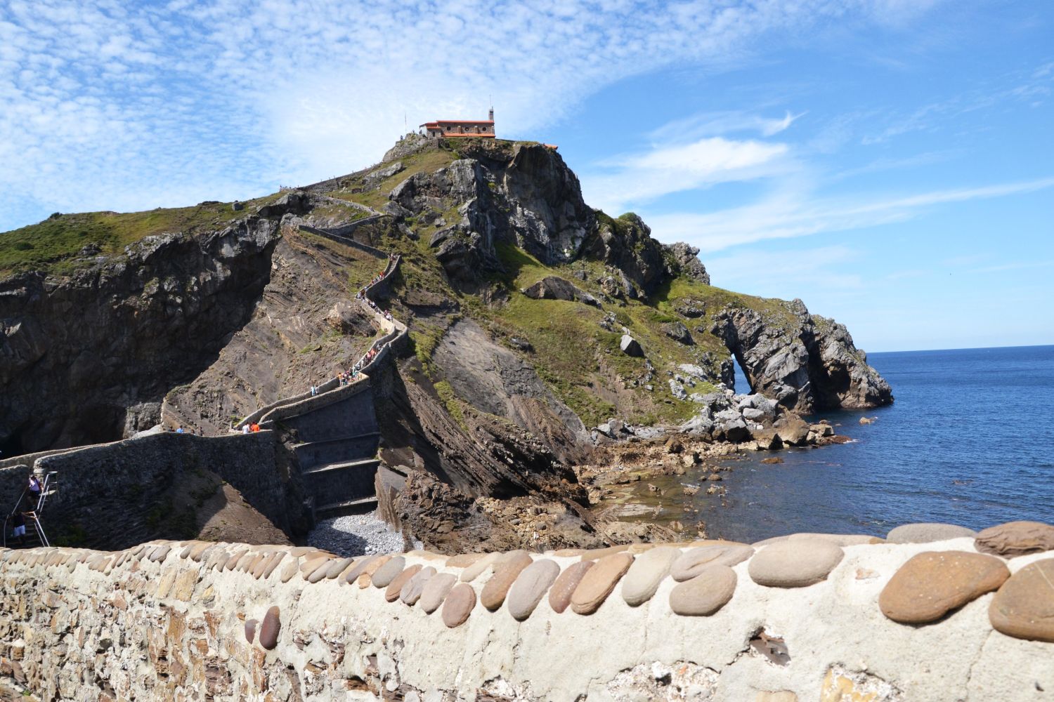 Escalada a la cima del monasterio
