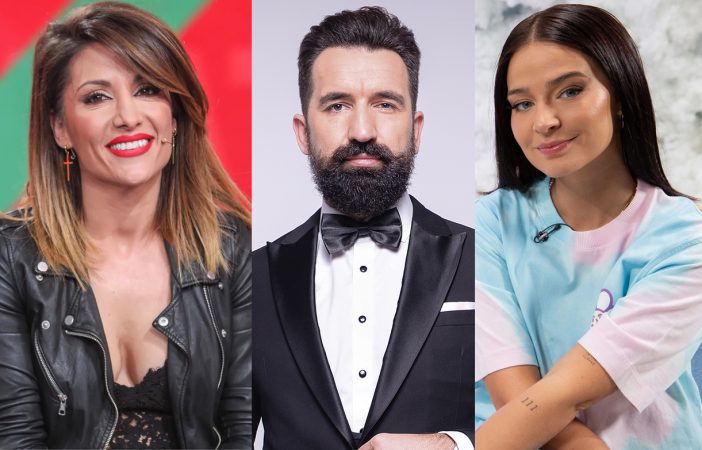 Nagore Robles, Miguel Lago y Laura Escanes