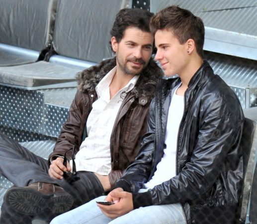 Rodolfo Sancho y su hijo Daniel